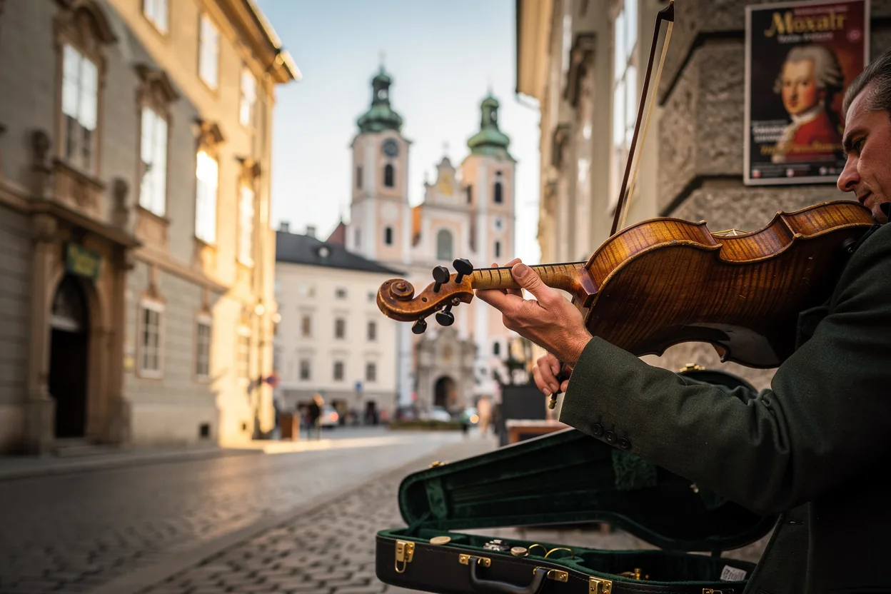 Salzburg's baroque Old Town skyline