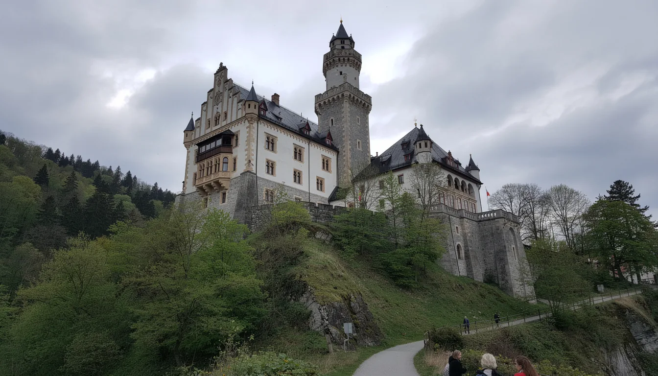 Fairy-tale castle in the Bavarian countryside