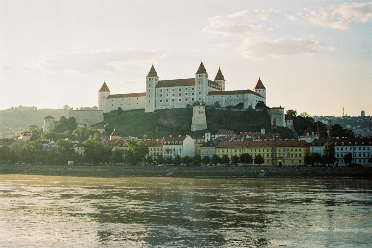 Bratislava Castle overlooking the Danube
