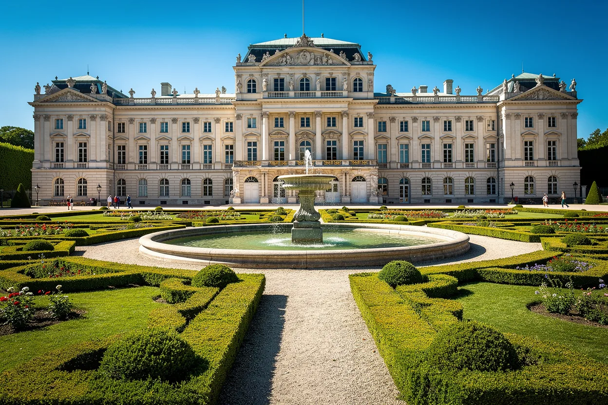 Grand royal palace interior