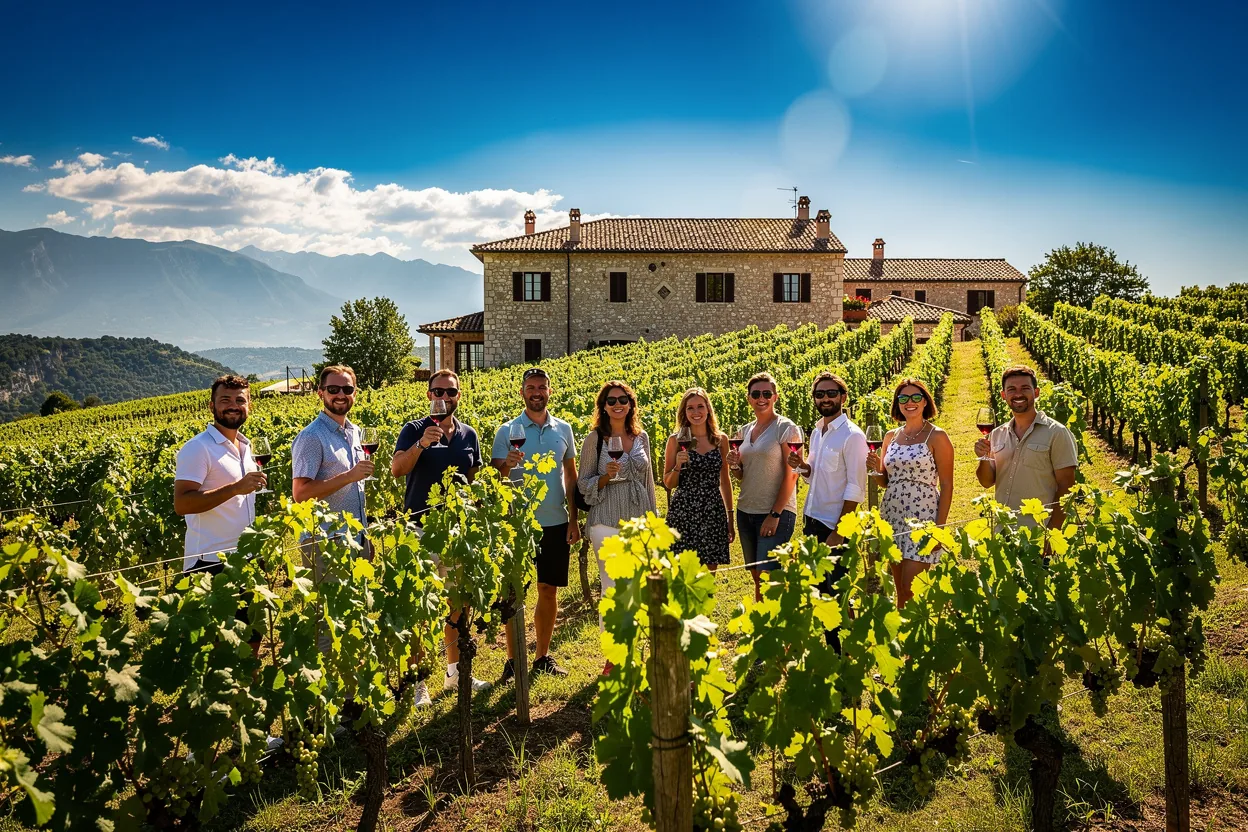A private wine tour through the European countryside