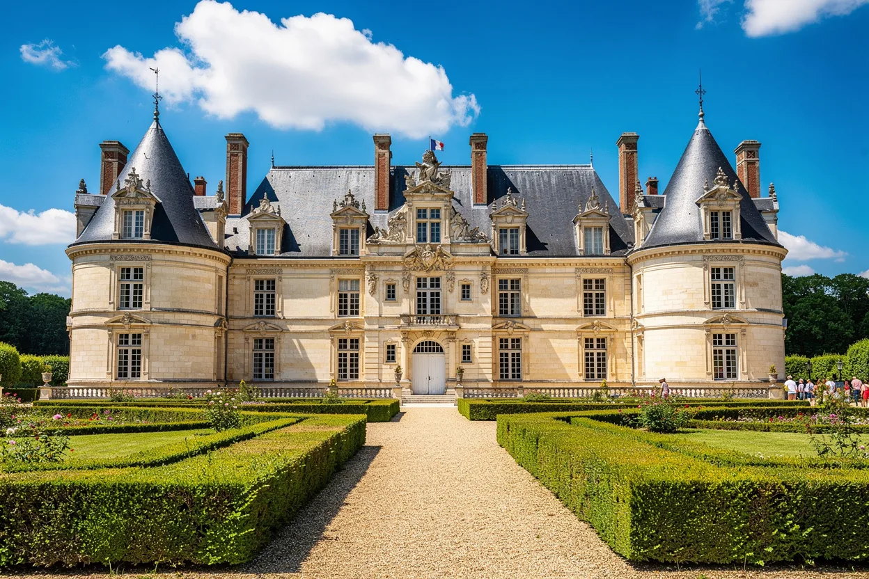 A grand château along the Loire Valley