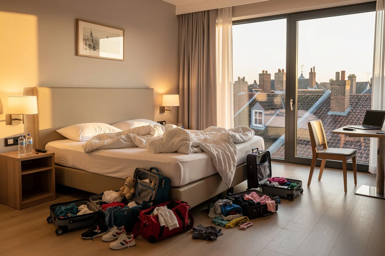 Family hotel stay