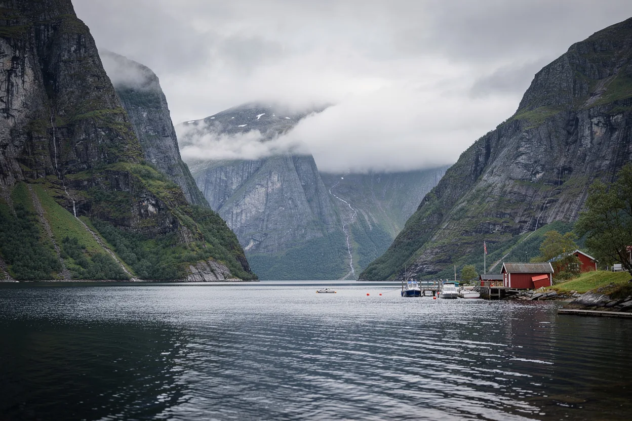 The dramatic Norwegian fjords near Bergen