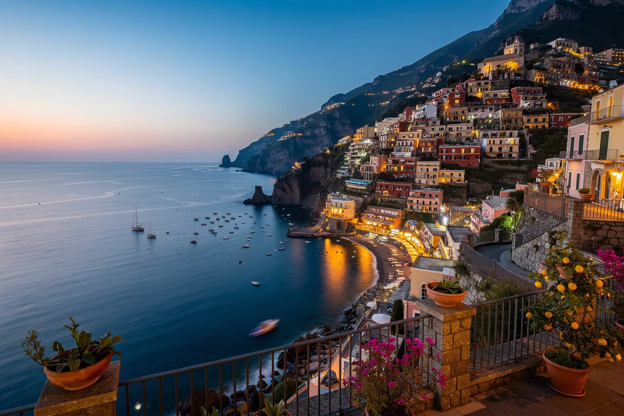 The cliffside villages of the Amalfi Coast