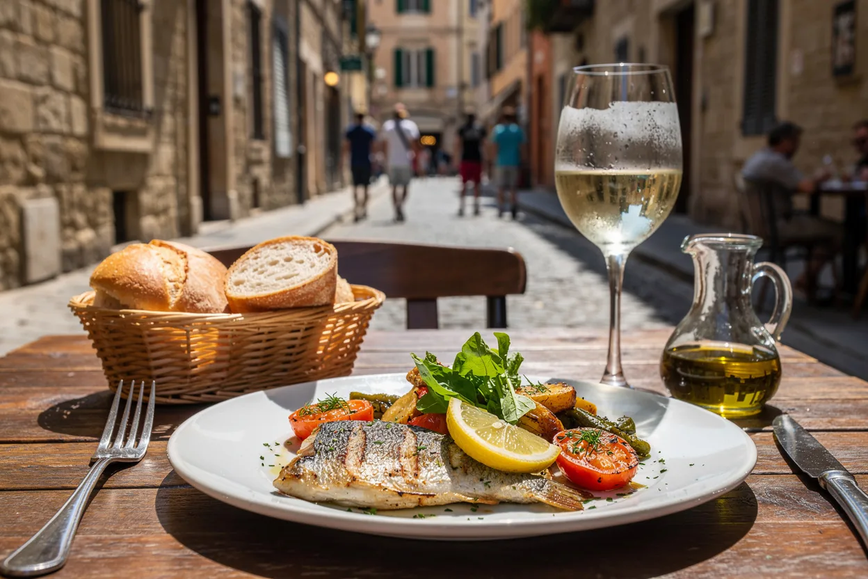 A spread of European cuisine